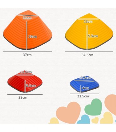 AIYAPLAY Balance Stepping Stones for Kids Indoor Outdoor Sensory Toy