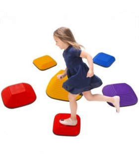 AIYAPLAY Balance Stepping Stones, 6PCs Sensory Toy Gift for Kids Aged 3-8