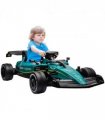 AIYAPLAY 12V Electric Go Kart w/ Shock-Absorbing Wheels, Remote, Bluetooth