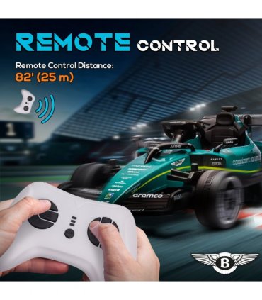 AIYAPLAY 12V Electric Go Kart w/ Shock-Absorbing Wheels, Remote, Bluetooth