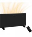 2000W Electric Convector Heater, Quiet Space Heater with LED Display, Black