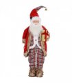 HOMCOM 141cm Animated Santa Claus with Sound Activated for Party Festival