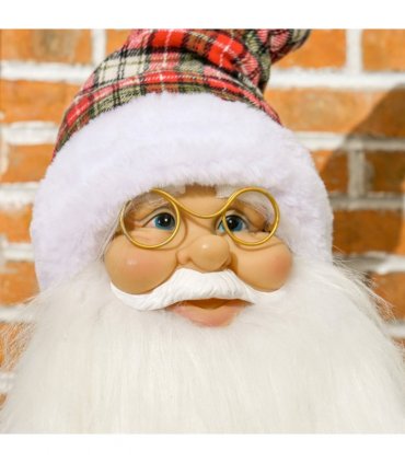 HOMCOM 133cm Animated Santa Claus w/ Sound Activated Festive Music for Party
