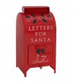 HOMCOM Christmas Post Box Freestanding or Wall Mounted for Xmas Decoration