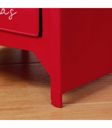 HOMCOM Christmas Post Box Freestanding or Wall Mounted for Xmas Decoration