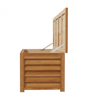 Outsunny 292L Outdoor Storage Box for Patio, Pool, Light Brown