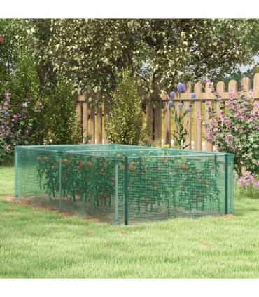 Outsunny 8' x 4' Plant Protection Tent Crop Cage with Door, Green