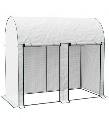Outsunny 200 x 100 x 178cm Small Tomato Greenhouse with Roll-up Zipped Doors