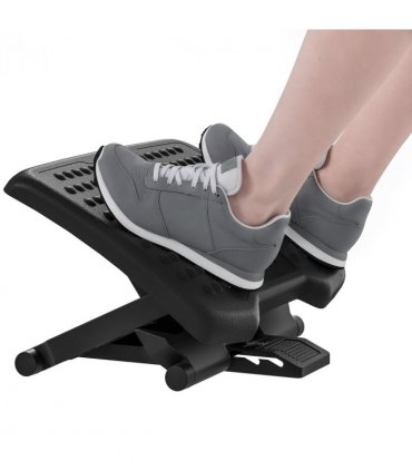 Foot Rest for Under Desk with Massage Function, Adjustable Angle and Height