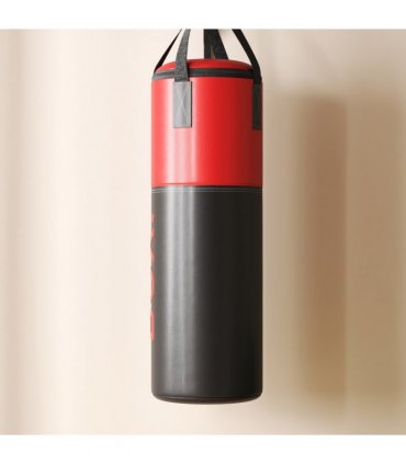 SPORTNOW Unfilled Punch Bag with Boxing Gloves and Wall Mounted Bracket