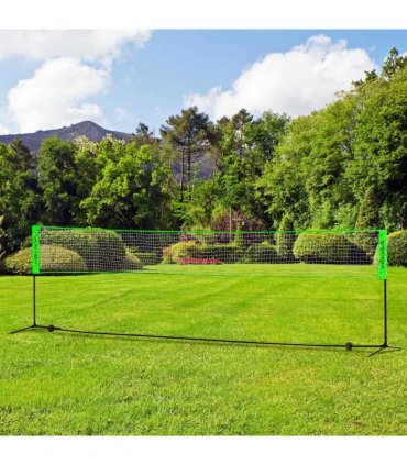 SPORTNOW Badminton Net Set, Height Adjustable Net for Pickleball, Volleyball