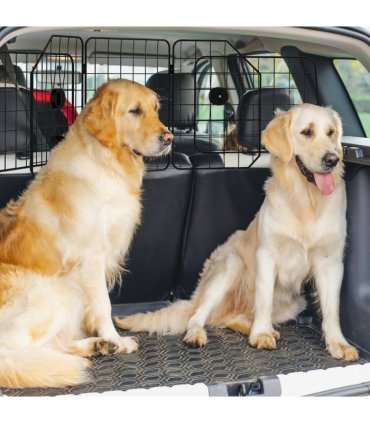 PawHut Dog Guard for SUVs, Vehicles, Vans, Car Barrier with Adjustable Width