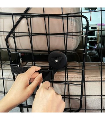 PawHut Dog Guard for SUVs, Vehicles, Vans, Car Barrier with Adjustable Width