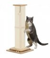 PawHut 87cm Cat Scratching Post 3 in 1 Cat Scratcher w/ Track Ball Toy