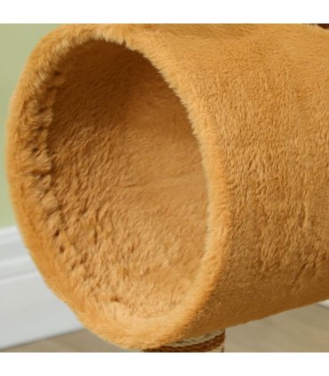 PawHut Cat Tree, 98cm Deer Themed Cat Tower for Indoor Cats and Kittens