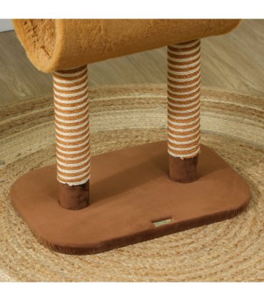 PawHut Cat Tree, 98cm Deer Themed Cat Tower for Indoor Cats and Kittens