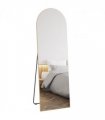 HOMCOM Floor Mirror Wall Mount Leaning Standing Mirror 50 x 150cm Gold Tone
