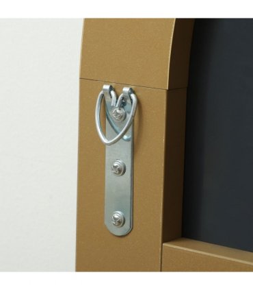 HOMCOM Floor Mirror Wall Mount Leaning Standing Mirror 50 x 150cm Gold Tone