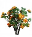 Pack of 6 x 60cm Flower Foliage Spray - Orange