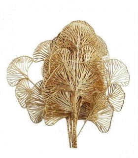 Pack of 6 x 65cm Golden Leaves Flower Arrangement Decoration