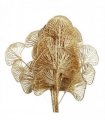Pack of 6 x 65cm Golden Leaves Flower Arrangement Decoration