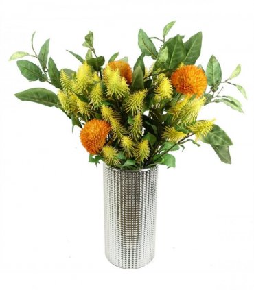 Pack of 6 x 90cm Artificial Ficus Foliage Stem