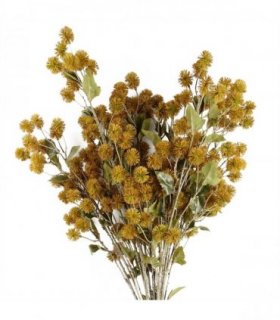 Pack of 6 x 85cm Craspedia Stem Yellow Artificial