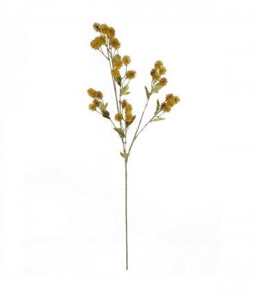 Pack of 6 x 85cm Craspedia Stem Yellow Artificial