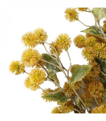 Pack of 6 x 85cm Craspedia Stem Yellow Artificial