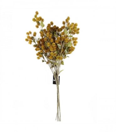 Pack of 6 x 85cm Craspedia Stem Yellow Artificial