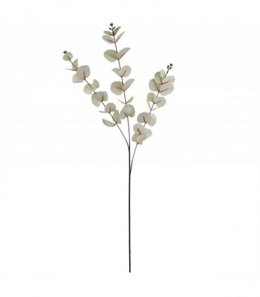 Pack of 6 x 80cm White Eucalyptus Foliage Stem