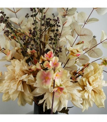 Pack of 6 x 80cm White Eucalyptus Foliage Stem