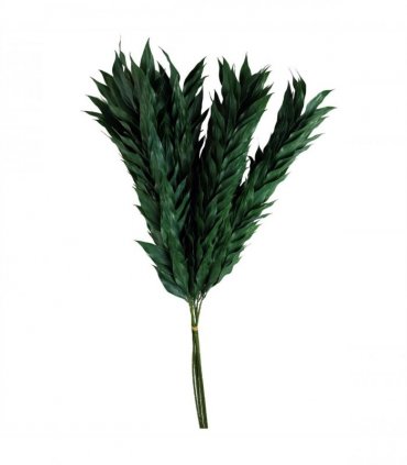 Pack of 6 x 100cm Artificial Plastic Decorative Leaf Spray