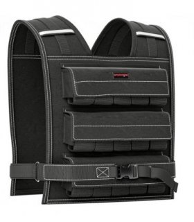30KG Adjustable Weighted Vest with 30 Metal Weights, Running Weight Vest