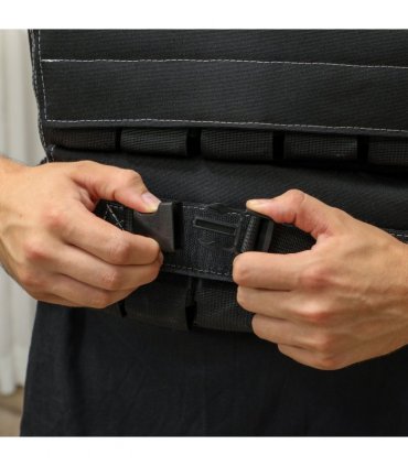 30KG Adjustable Weighted Vest with 30 Metal Weights, Running Weight Vest