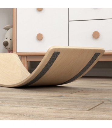 AIYAPLAY Kids Wooden Balance Board for Children, for 3-8 Years Old, Natural