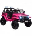 AIYAPLAY Kids Ride On Car, 12V Electric Truck w/ Suspension - Pink
