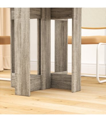 HOMCOM Folding Dining Table Foldable Drop Leaf Dinner Table for Kitchen Grey