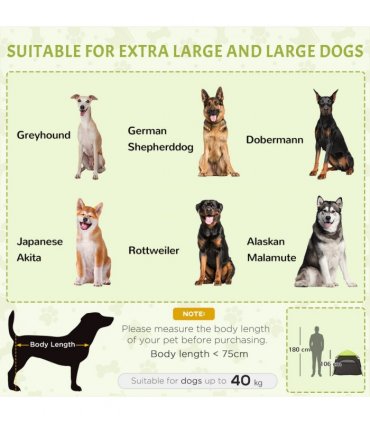 PawHut Foldable Dog Cat Tent with Waterproof Oxford Cloth, Carry Bag, Green