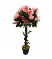Artificial Pink Rose Tree Wedding Twisted Vine Detail 90cm (3ft)