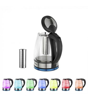 [Same model: 22701299]ZOKOP HD-1861-A 220V 2000W 1.8L Electric Glass Kettle UK Plug