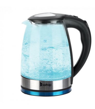 [Same model: 22701299]ZOKOP HD-1861-A 220V 2000W 1.8L Electric Glass Kettle UK Plug
