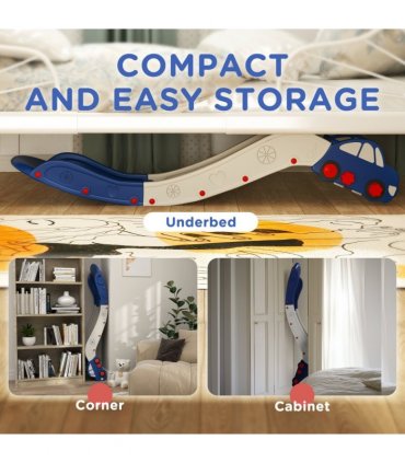 AIYAPLAY Kids Slide for Couch, Bed, Sofa, Easy to Assemble, Blue