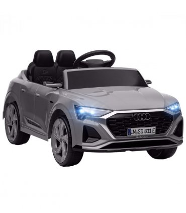 AIYAPLAY Audi Q8 e-tron Sportback Kids Electric Car w/ Remote - Grey