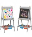 AIYAPLAY Double Sided Art Easel for Kids with Paper Roll