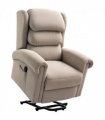 HOMCOM Power Lift Recliner Chair for Elderly with Remote Control, Khaki