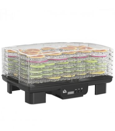 HOMCOM 6 Tray Food Dehydrator, Food Dryer Machine for Fruit Meat Vegetable