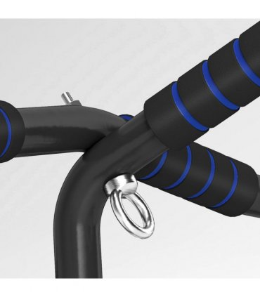 SPORTNOW Multi-Grip Pull Up Bar, Chin Up Bar Doorway with Non-Slip Grips
