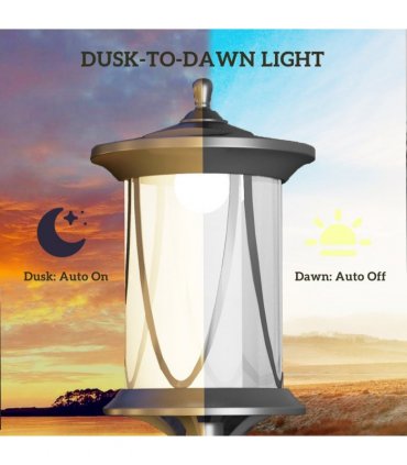 Outsunny 1.3 M LED Outdoor Street Light, Waterproof IP44, Cool White