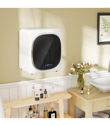 HOMCOM 4kg 800W Vented Tumble Dryer with Deodorize, Smart Mode